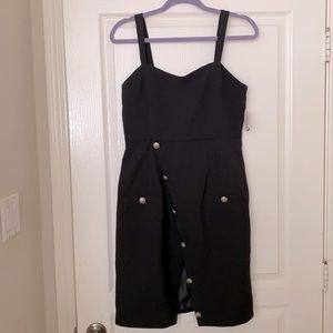Madisonne Sexy LBD with sweetheart neckline NWT L